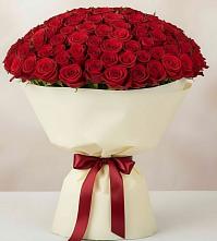 Букет 101 Красная роза Милано в Дюртюли