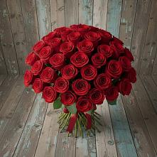 Букет 55 Красных роз Фридом #REPLACE_PRED# Дюртюли
