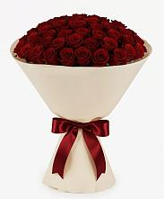 Букет 101 Бордовая роза Блэк Бакарра в Дюртюли