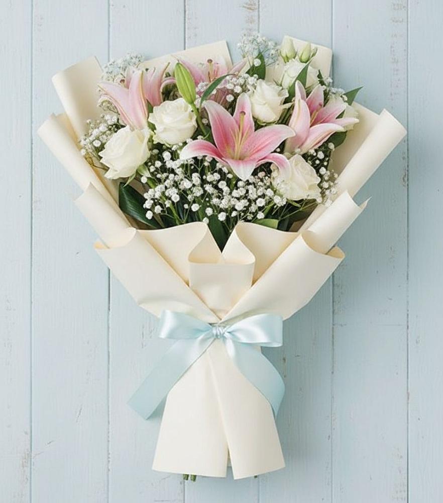 Букет цветов из: Лилии в Дюртюли