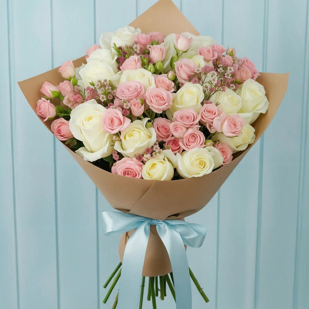 Букет цветов из: Розы в Дюртюли