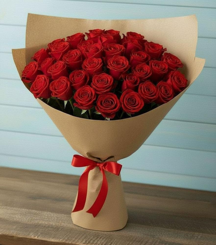 Букет Красные розы Милано в Дюртюли