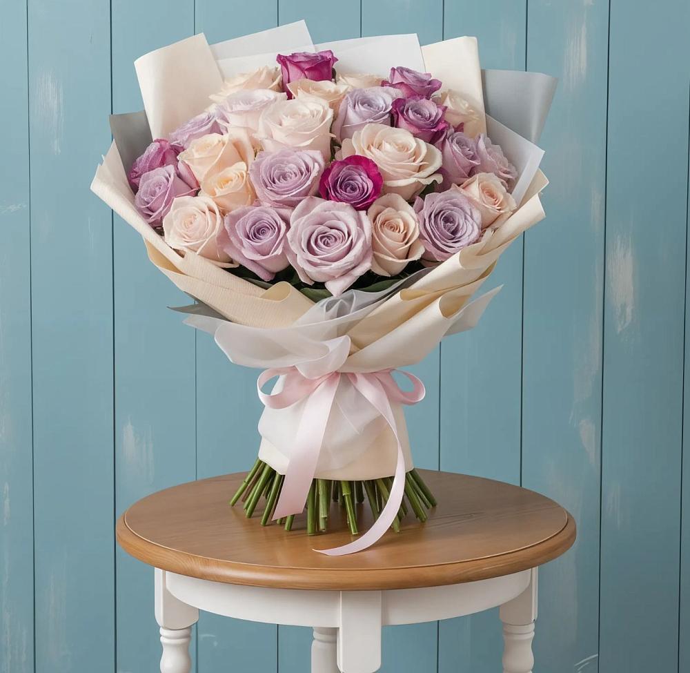 Букет цветов из: Розы в Дюртюли