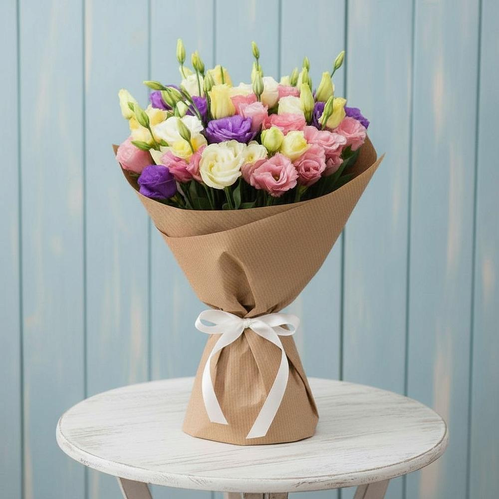 Букет цветов из: Лизиантусы в Дюртюли