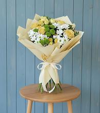 Букет цветов из:  Хризантемы и Розы в Дюртюли