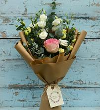 Букет цветов из:  Розы и Лизиантусы #REPLACE_PRED# Дюртюли