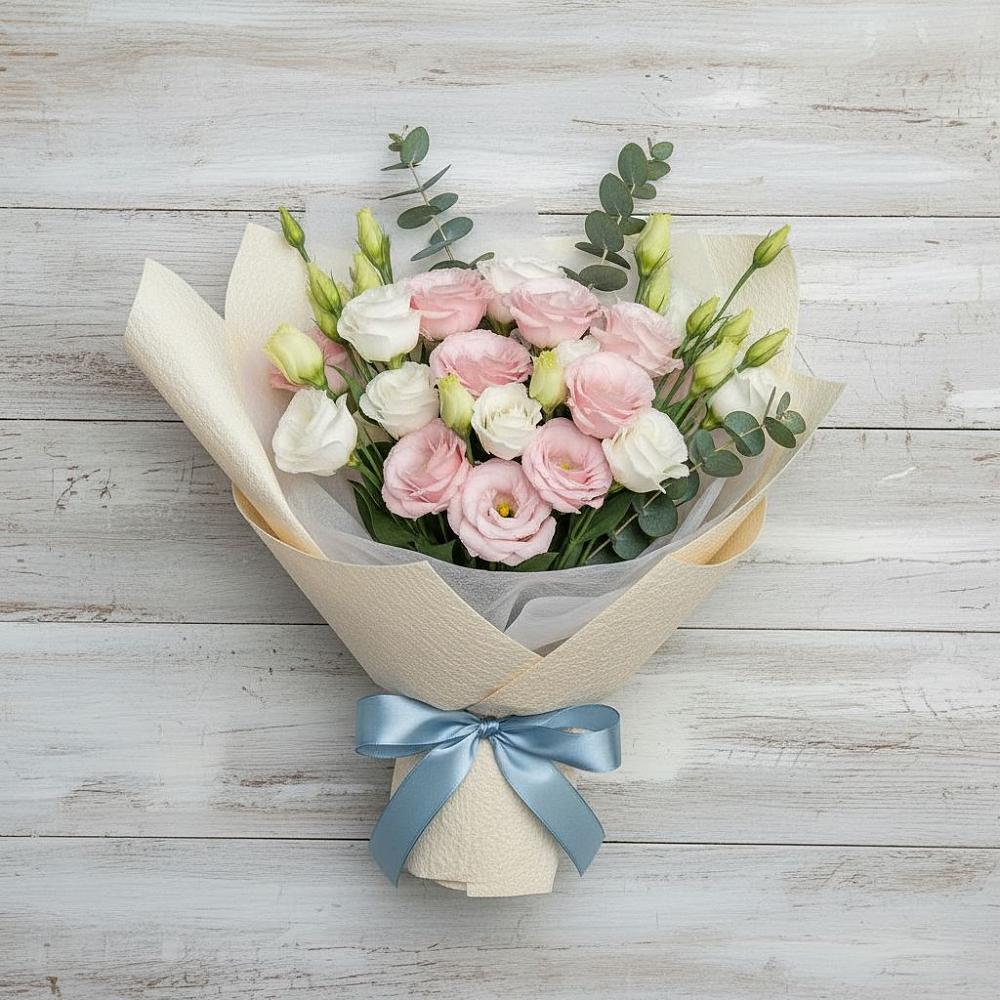 Букет цветов из: Лизиантусы в Дюртюли